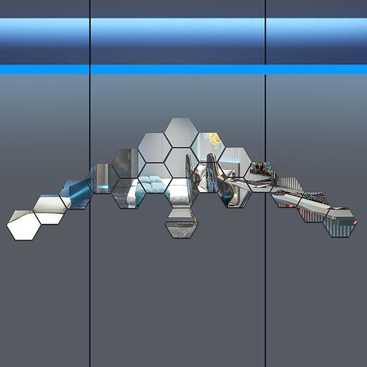 ✨💎 Set de 10 Espejos Hexagonales Decorativos 💎✨
