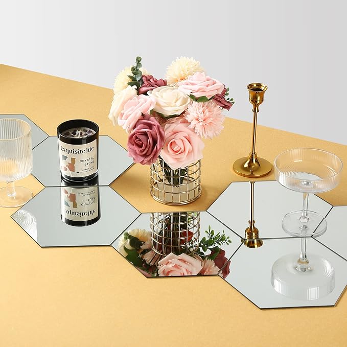✨💎 Set de 10 Espejos Hexagonales Decorativos 💎✨