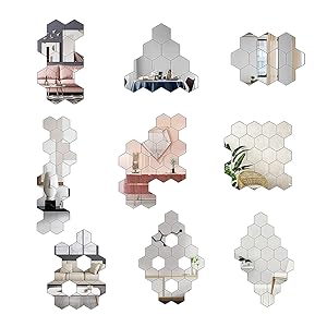 ✨💎 Set de 10 Espejos Hexagonales Decorativos 💎✨